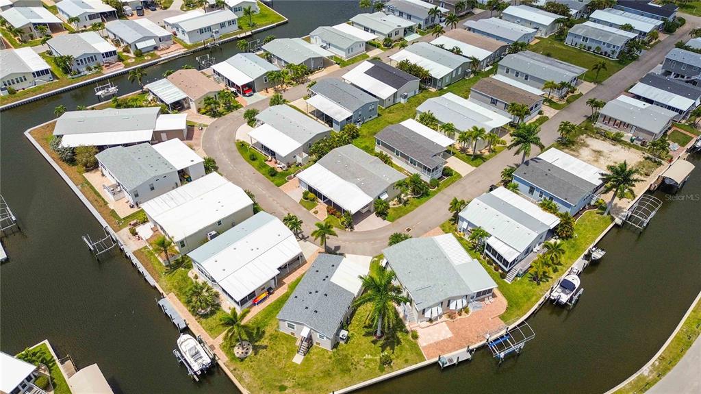 18 Emden Circle Punta Gorda, FL 33950 - Photo 54 of 61 an aerial view of a house with a lake view