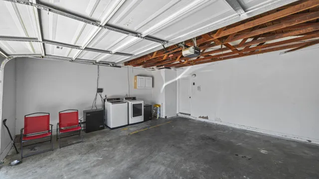 a view of storage and utility room