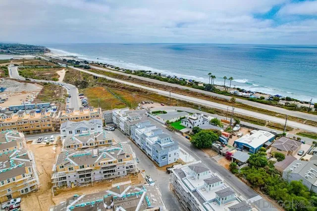 a view of a city that has tall buildings