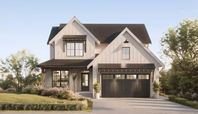 a front view of a house with a porch