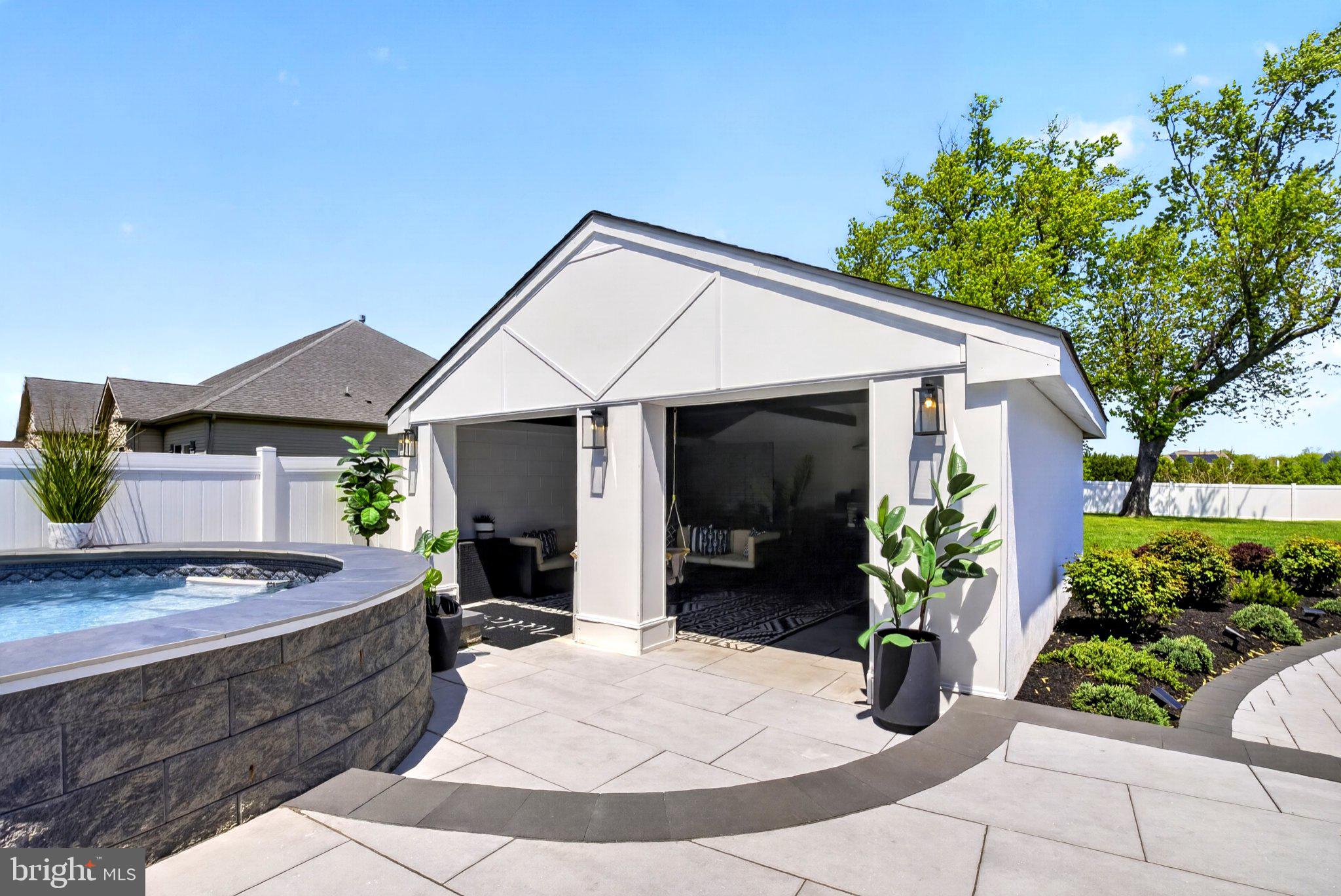 25015 Mt Pleasant Road Columbus, NJ 08022 - Photo 42 of 59 Charming outdoor retreat with modern flair.