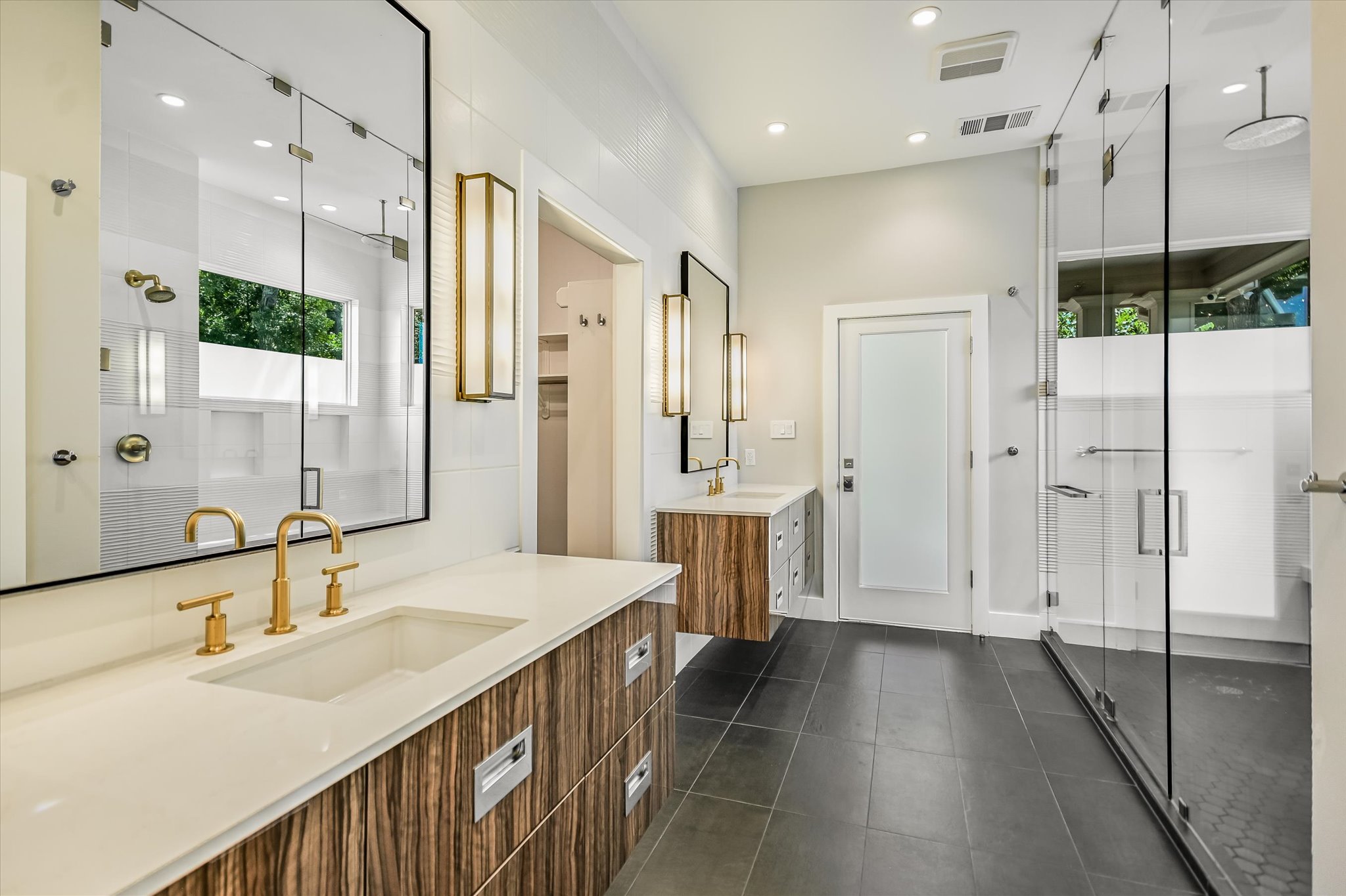 18 Ehrlich Road Austin, TX 78746 - Photo 13 of 36 This luxurious spa-like bathroom with an enormous shower has access to the pool just steps away