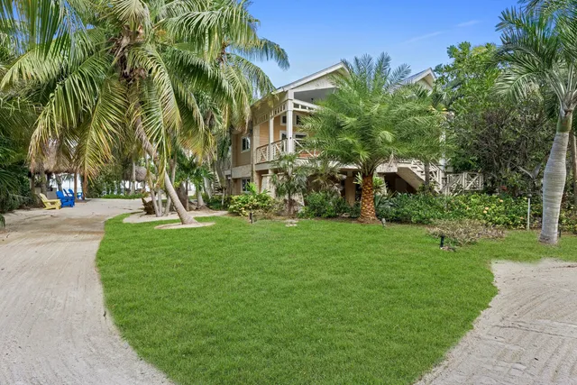 a view of a street with a building and a street view