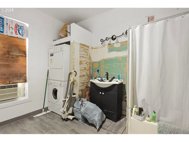 a room with storage and utility