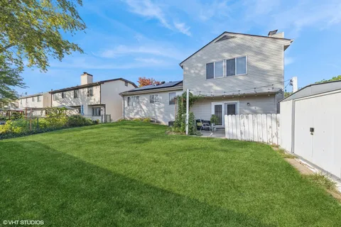 a view of outdoor space yard and front view of a house