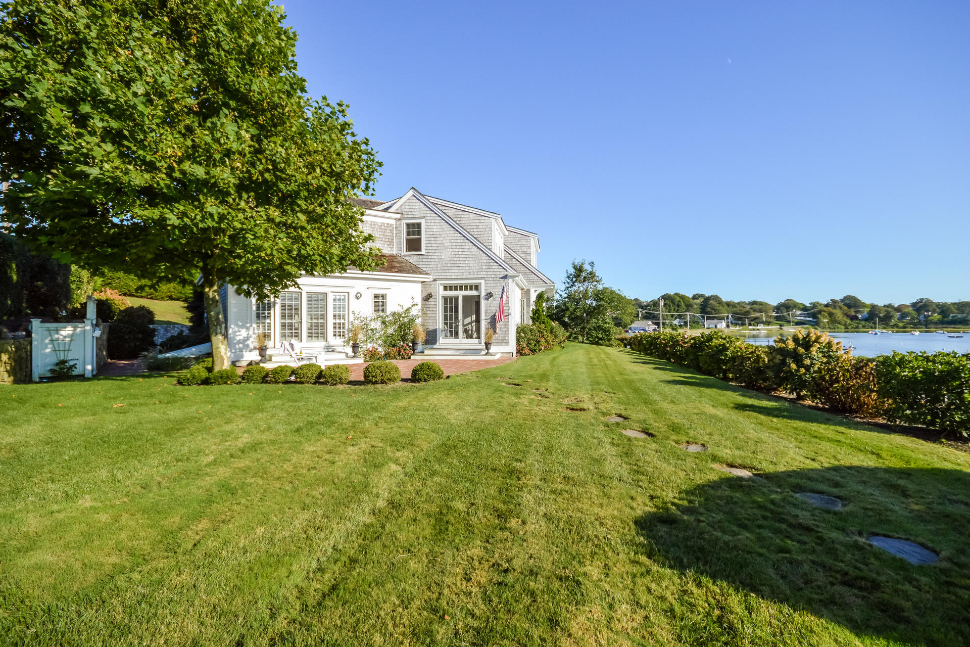 58 Pond Street Chatham, MA 02633 - Photo 14 of 38 a view of a house with garden and a trees