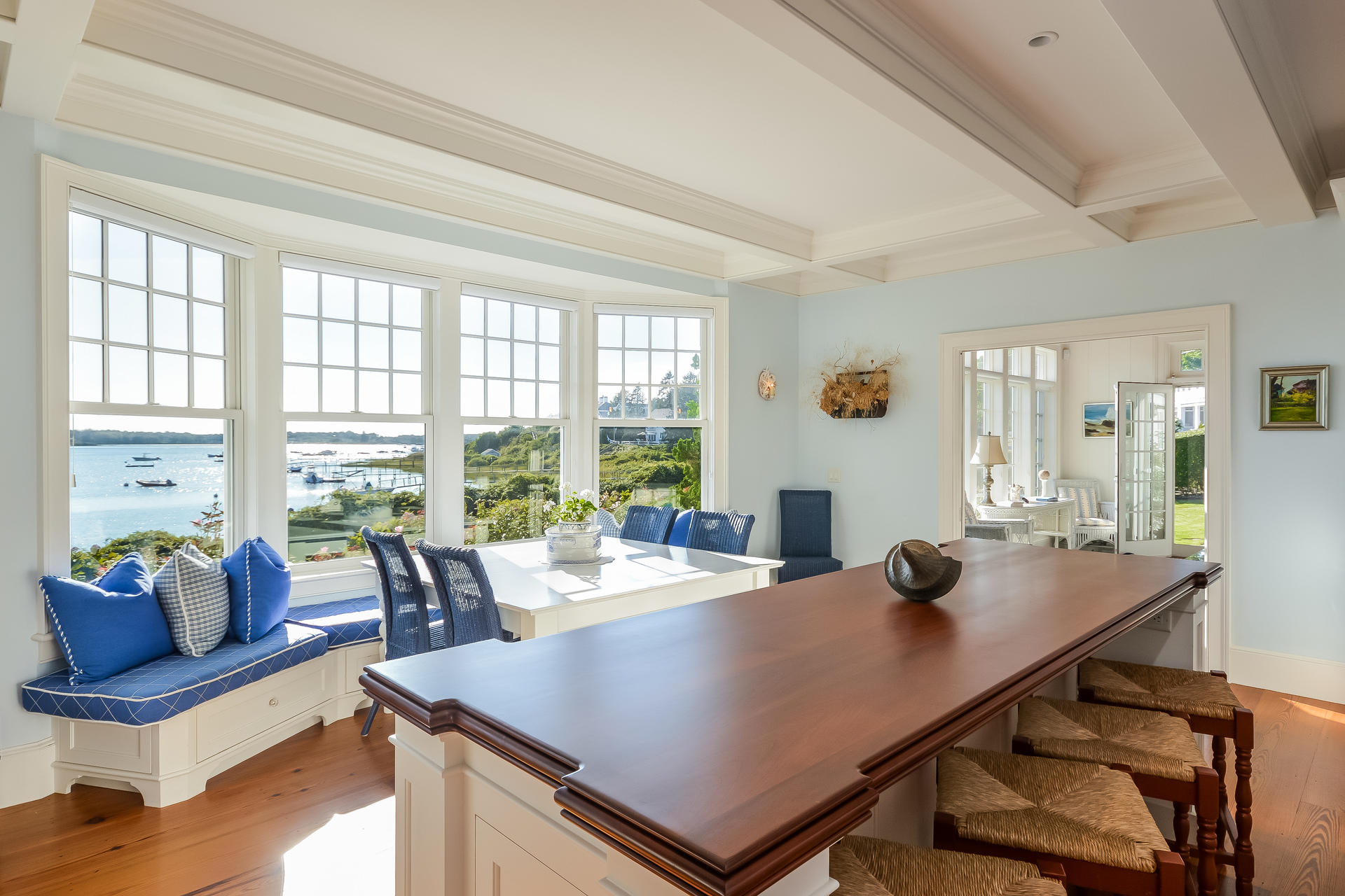 58 Pond Street Chatham, MA 02633 - Photo 26 of 38 a view of a dining room with furniture window and outside view