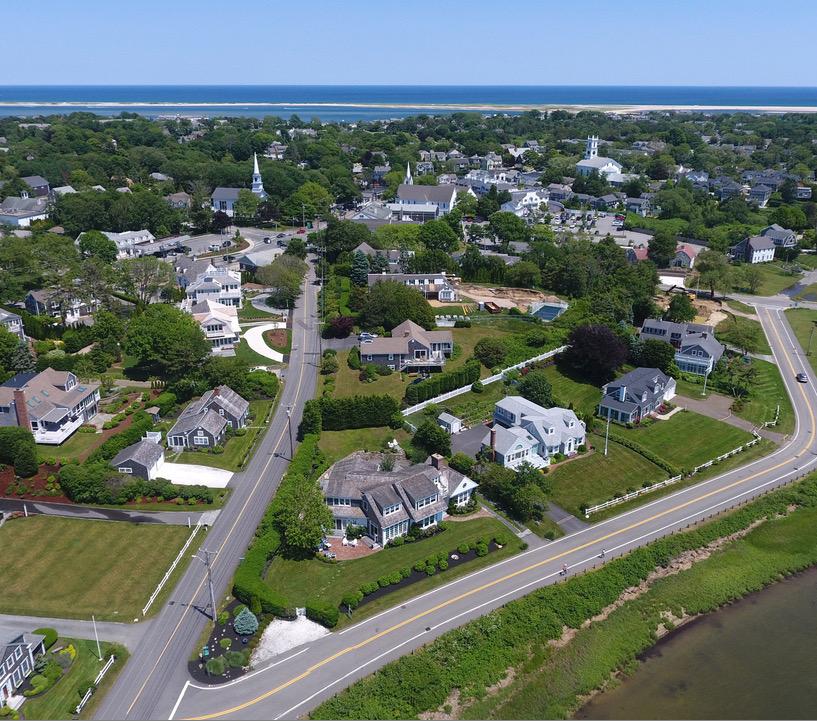 58 Pond Street Chatham, MA 02633 - Photo 10 of 38 an aerial view of a city
