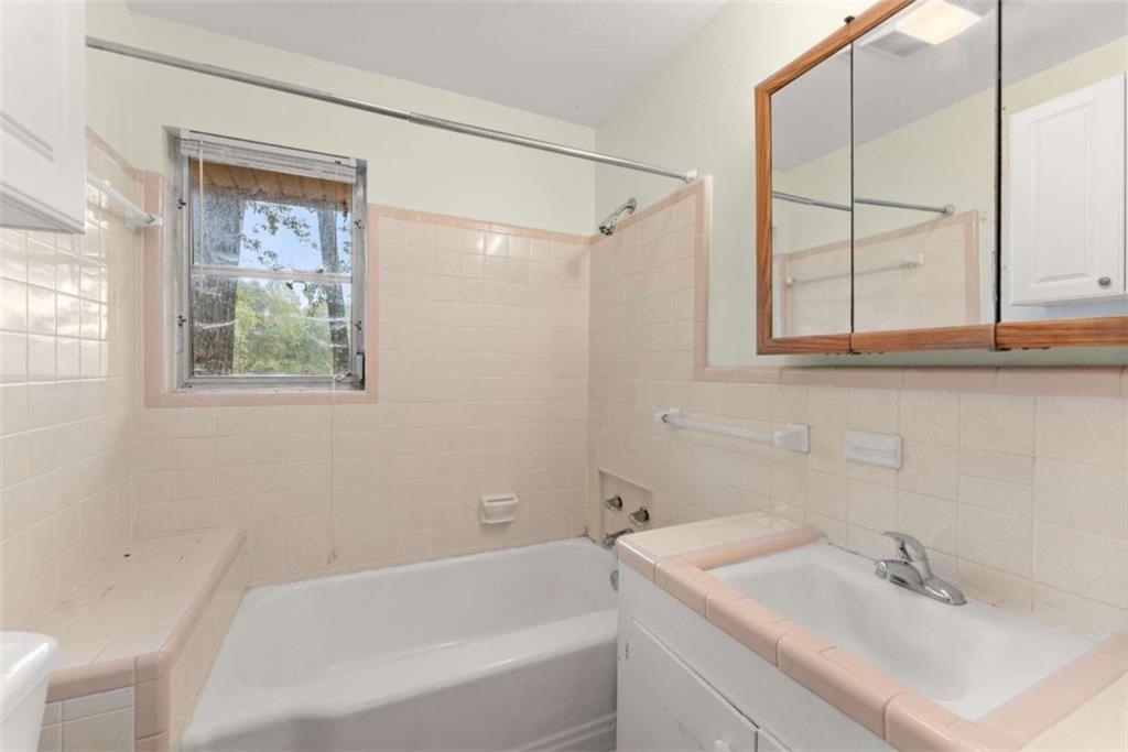 3772 Ledan Road Gainesville, GA 30506 - Photo 19 of 33 a bathroom with a sink and a bathtub
