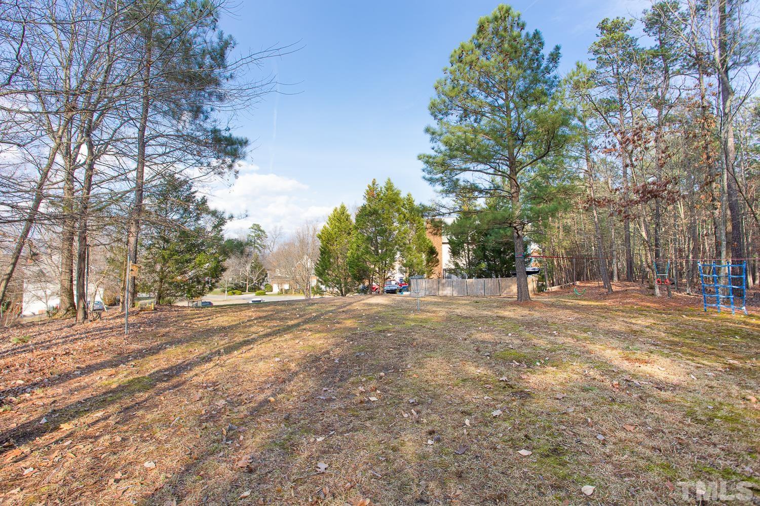 3 Falcon Nest Court Durham, NC 27713 - Photo 4 of 5 a view of a yard with a tree