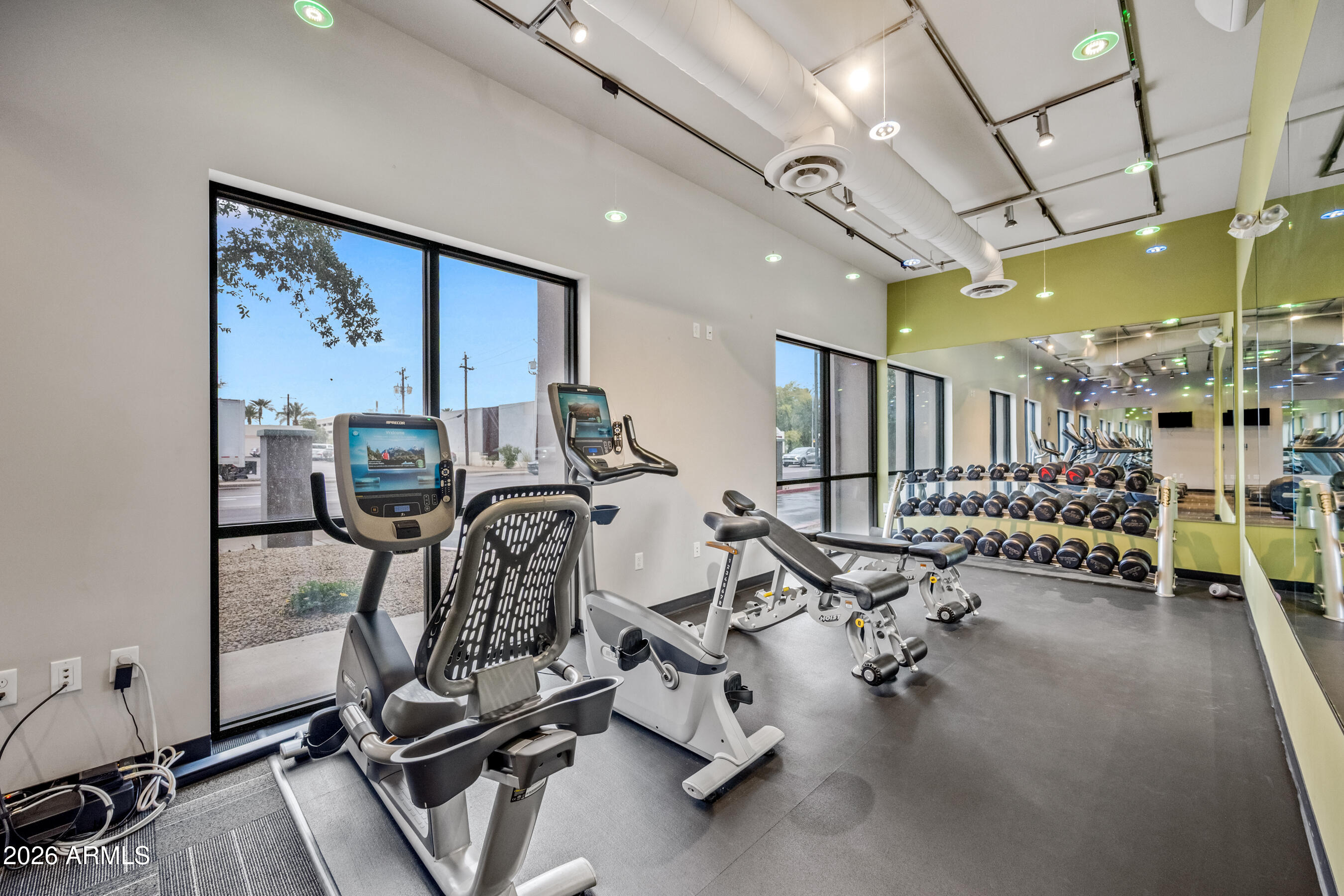 535 West Thomas Road, Unit 407 Phoenix, AZ 85013 - Photo 37 of 42 a view of a room with gym equipment