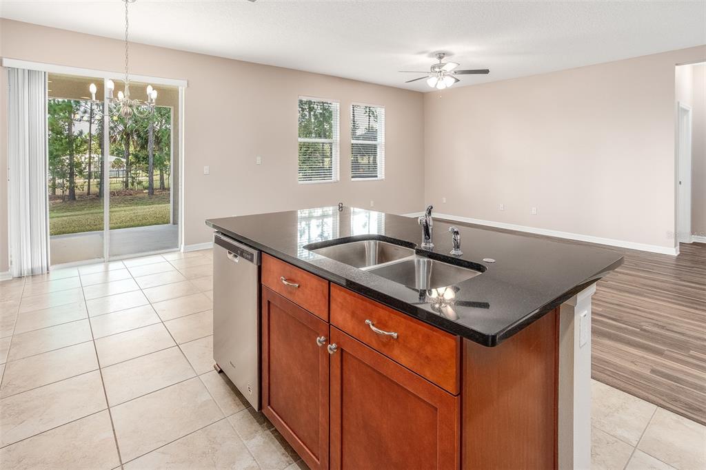 2520 Plumadore Drive Grand Island, FL 32735 - Photo 10 of 19 a kitchen with stainless steel appliances granite countertop a sink a counter space and cabinets