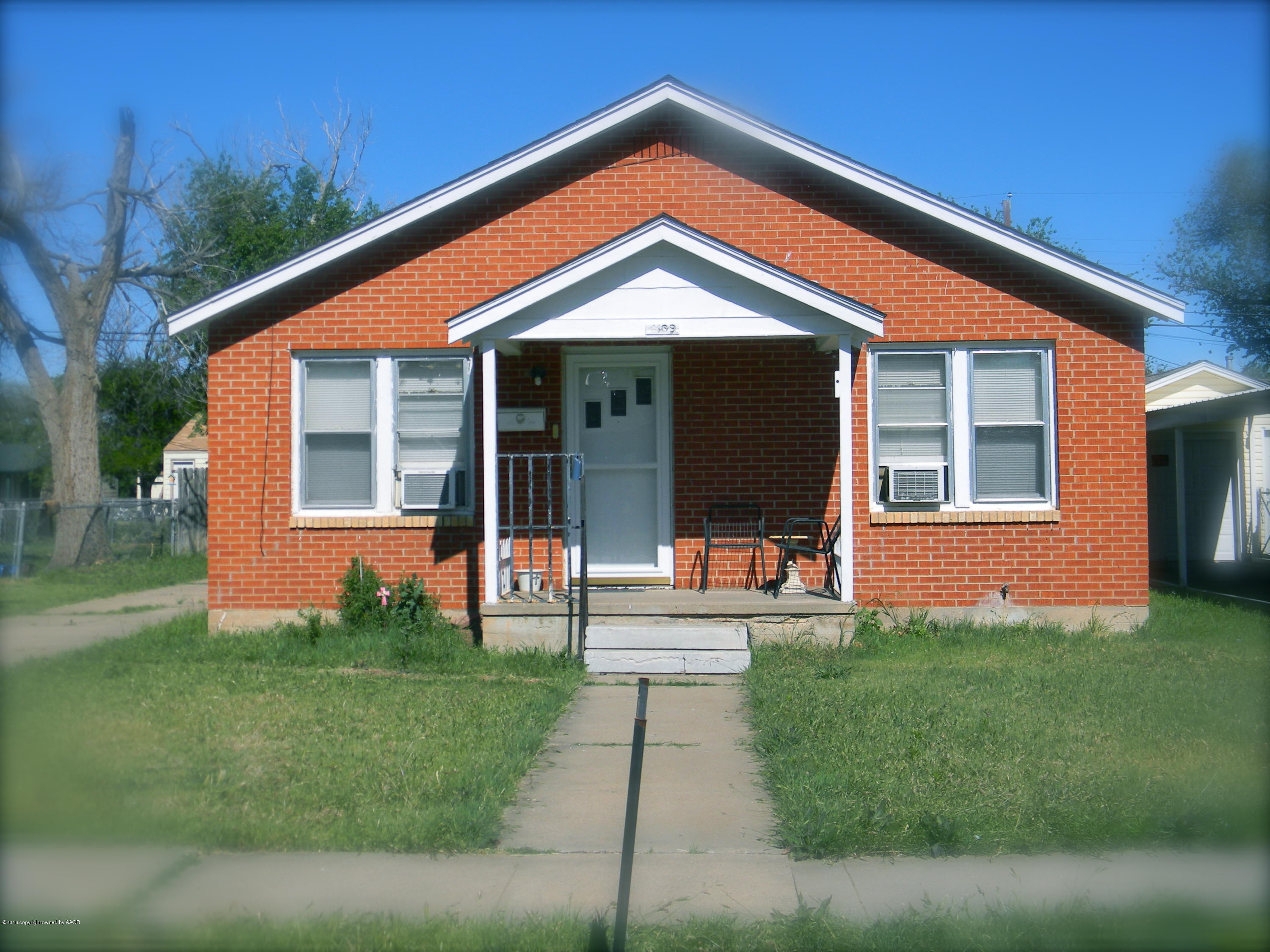 4109 South Jackson Street Amarillo, TX 79110 - Photo 1 of 10 a view of a house with backyard and porch