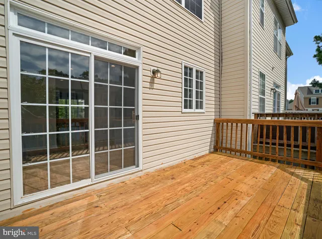 a view of a house with a large window