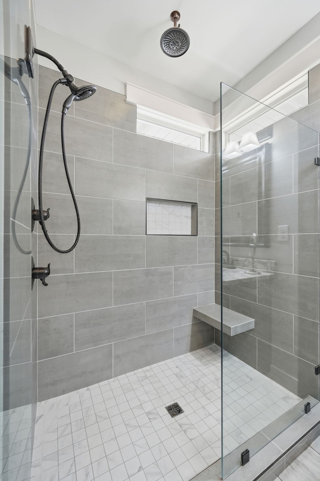 100 Cindy Circle Tullahoma, TN 37388 - Photo 15 of 51 a bathroom with a glass shower door