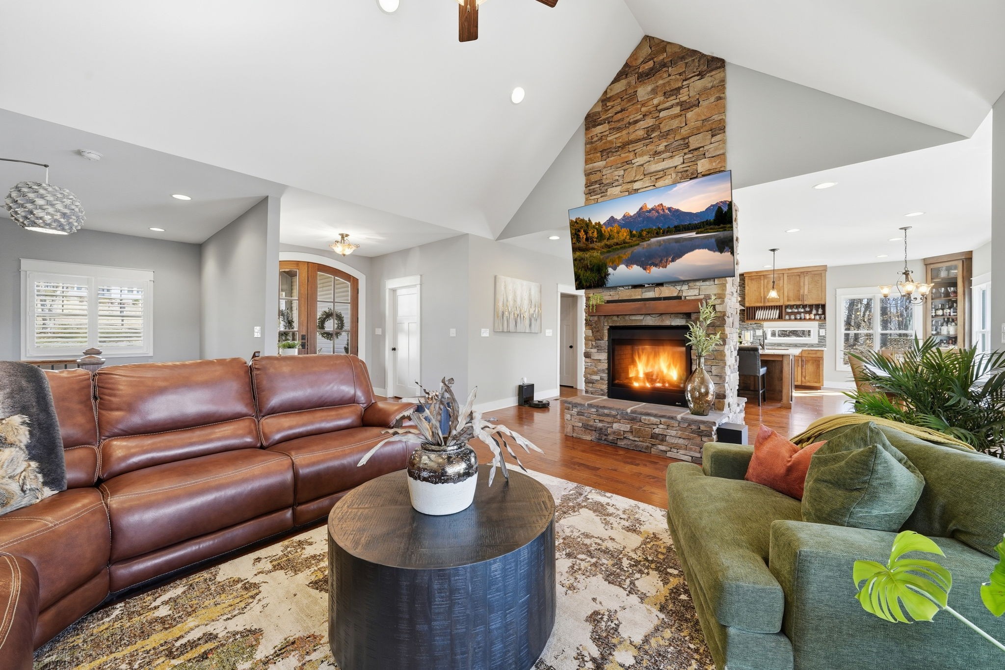 100 Cindy Circle Tullahoma, TN 37388 - Photo 8 of 51 a living room with furniture and a fireplace