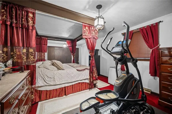 a very nice looking room with a large window