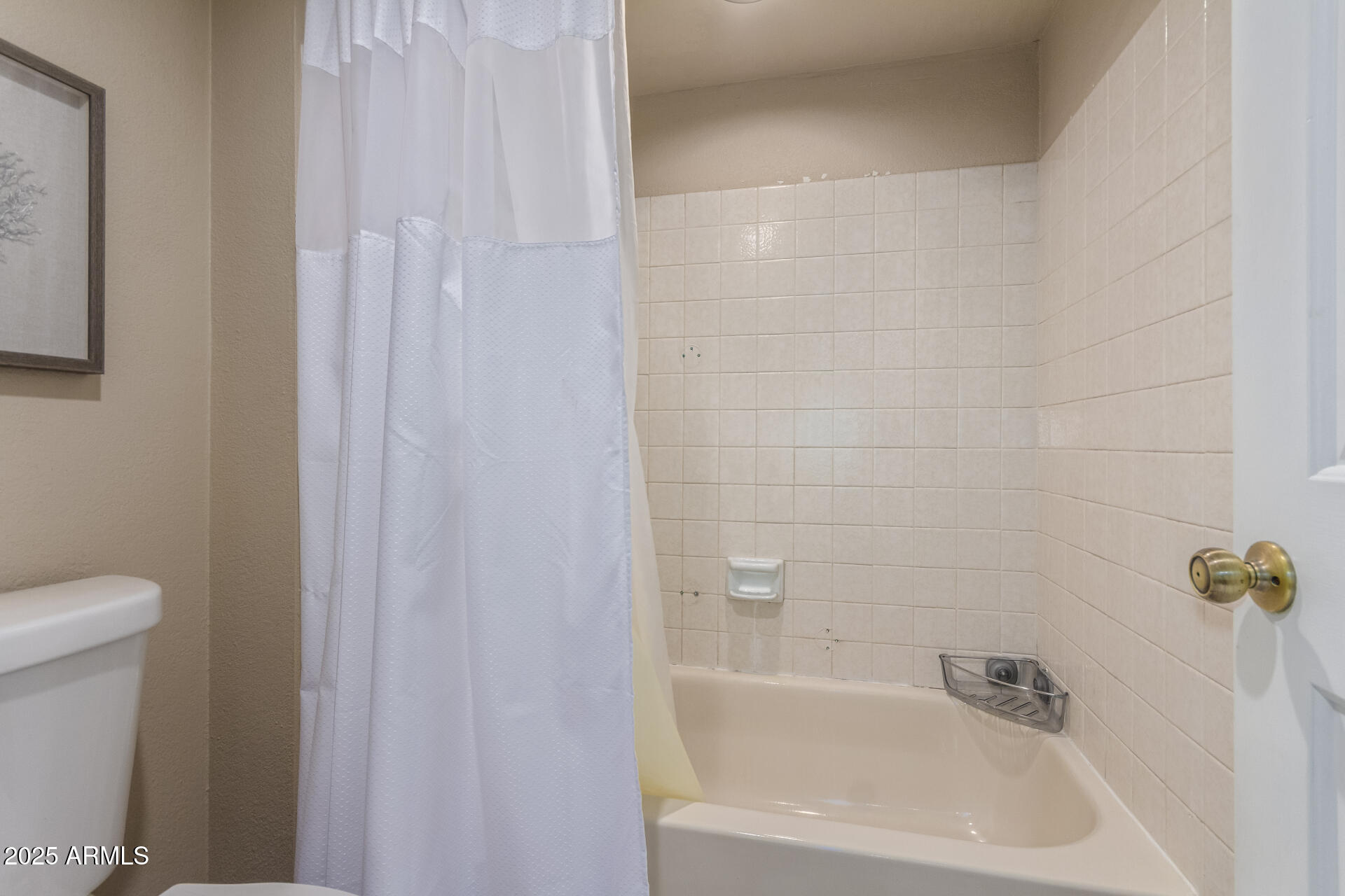 4303 East Cactus Road, Unit 202 Phoenix, AZ 85032 - Photo 14 of 34 a white bath tub sitting next to a white toilet and sink