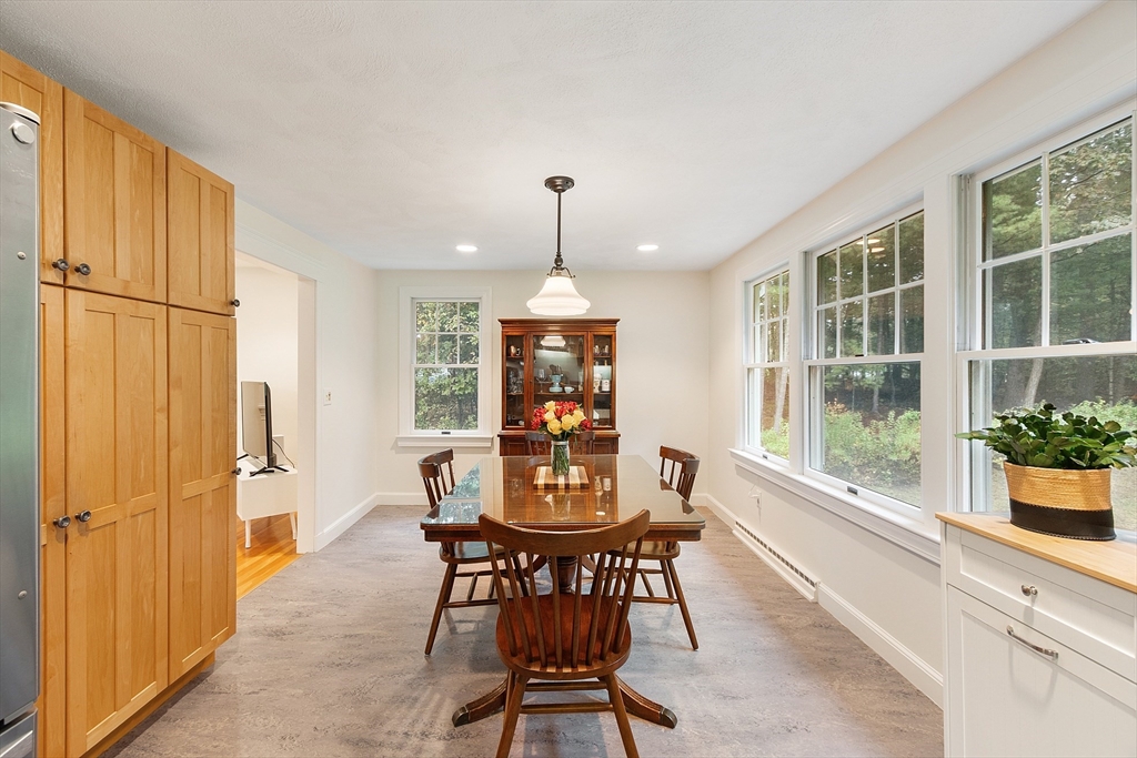 4 Long Meadow Road Chelmsford, MA 01824 - Photo 10 of 30 a view of a dining room with furniture window and outside view