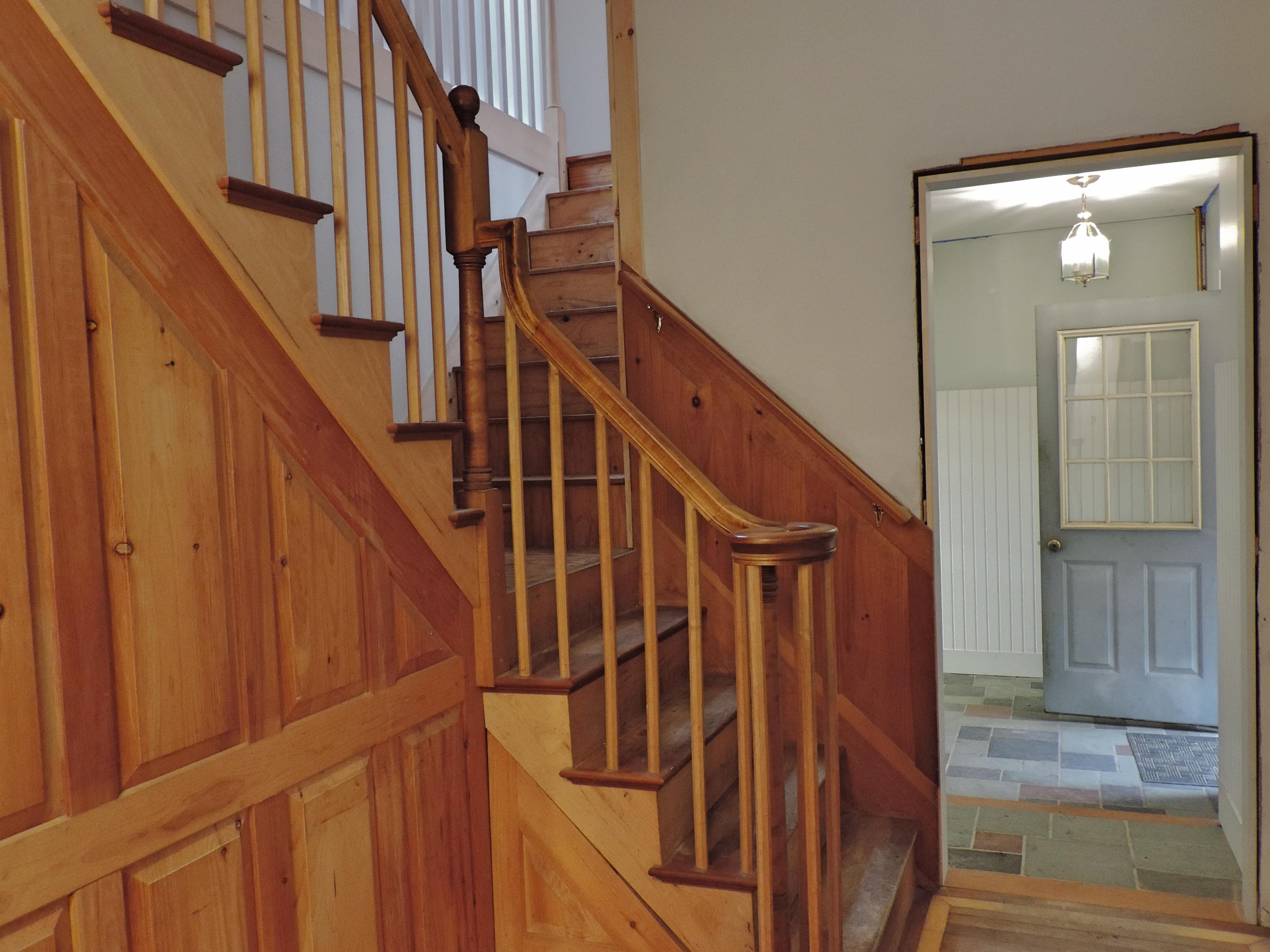 674 Goding Road Acton, ME 04001 - Photo 25 of 43 First Floor Main Staircase and Entryway