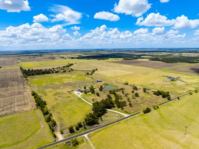 a view of an ocean with beach