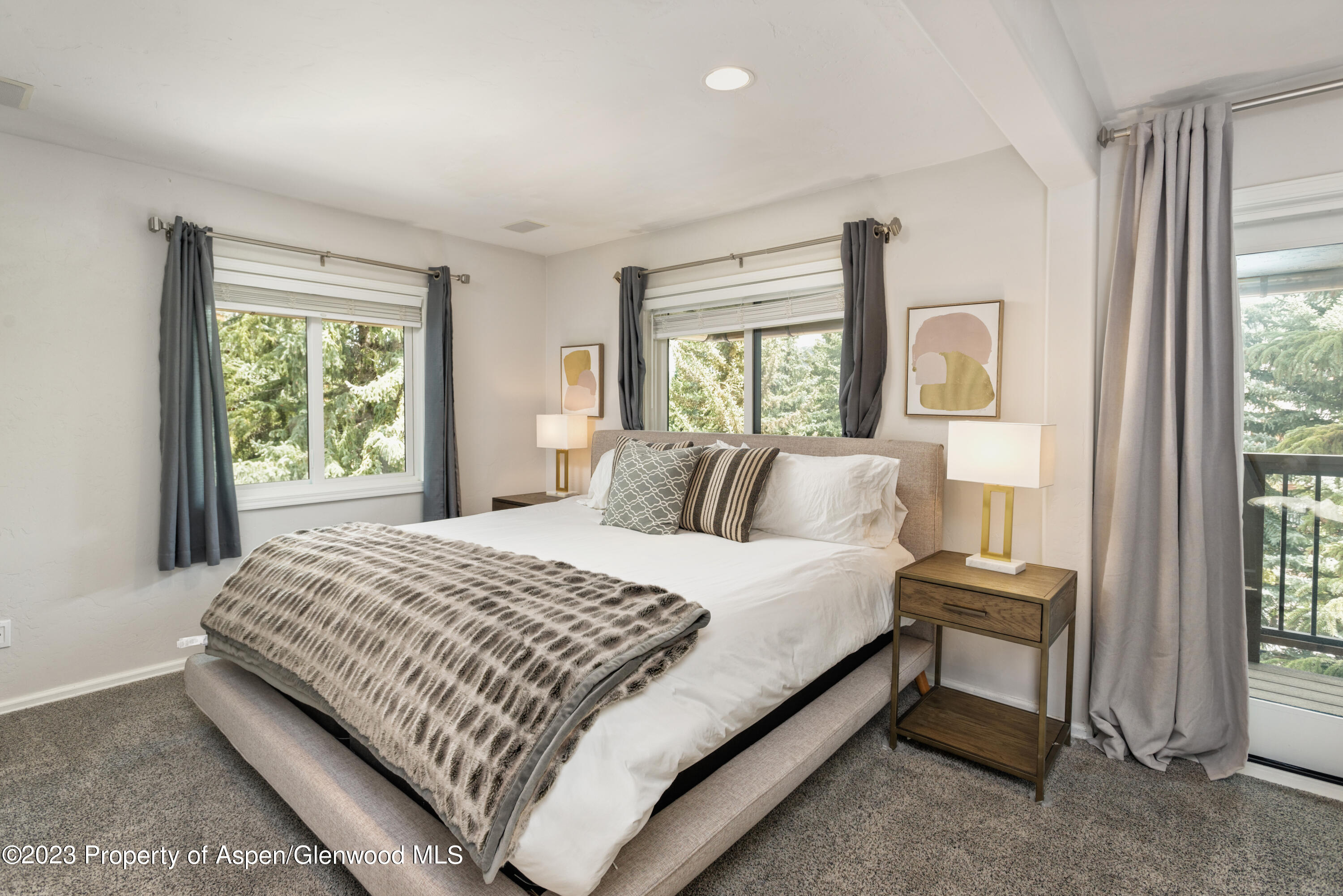 650 South Monarch Street, Unit 2 Aspen, CO 81611 - Photo 5 of 21 a bedroom with a bed and a window