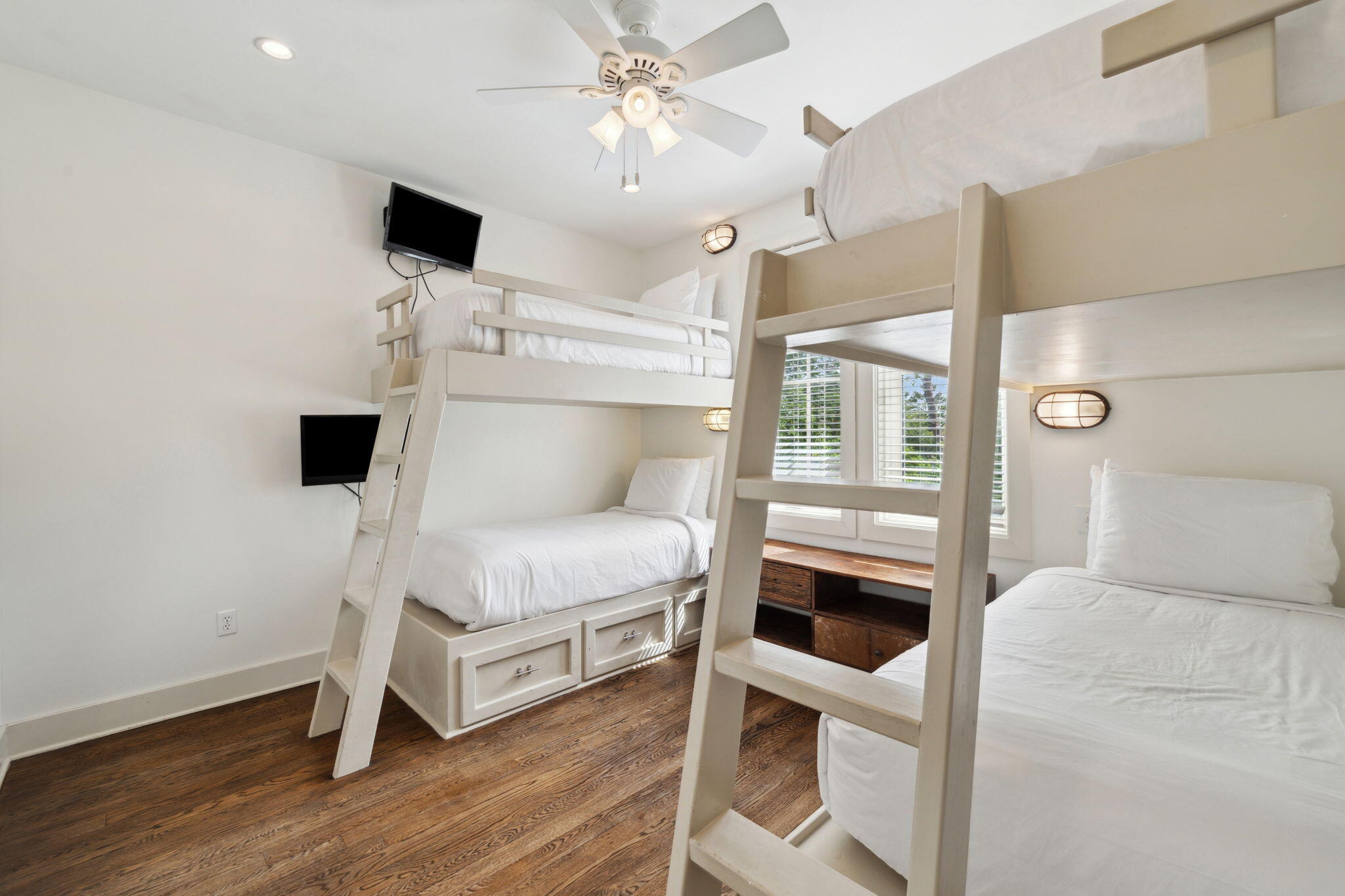 92 North Winston Lane Inlet Beach, FL 32461 - Photo 13 of 44 a bedroom with a bed and a view of balcony