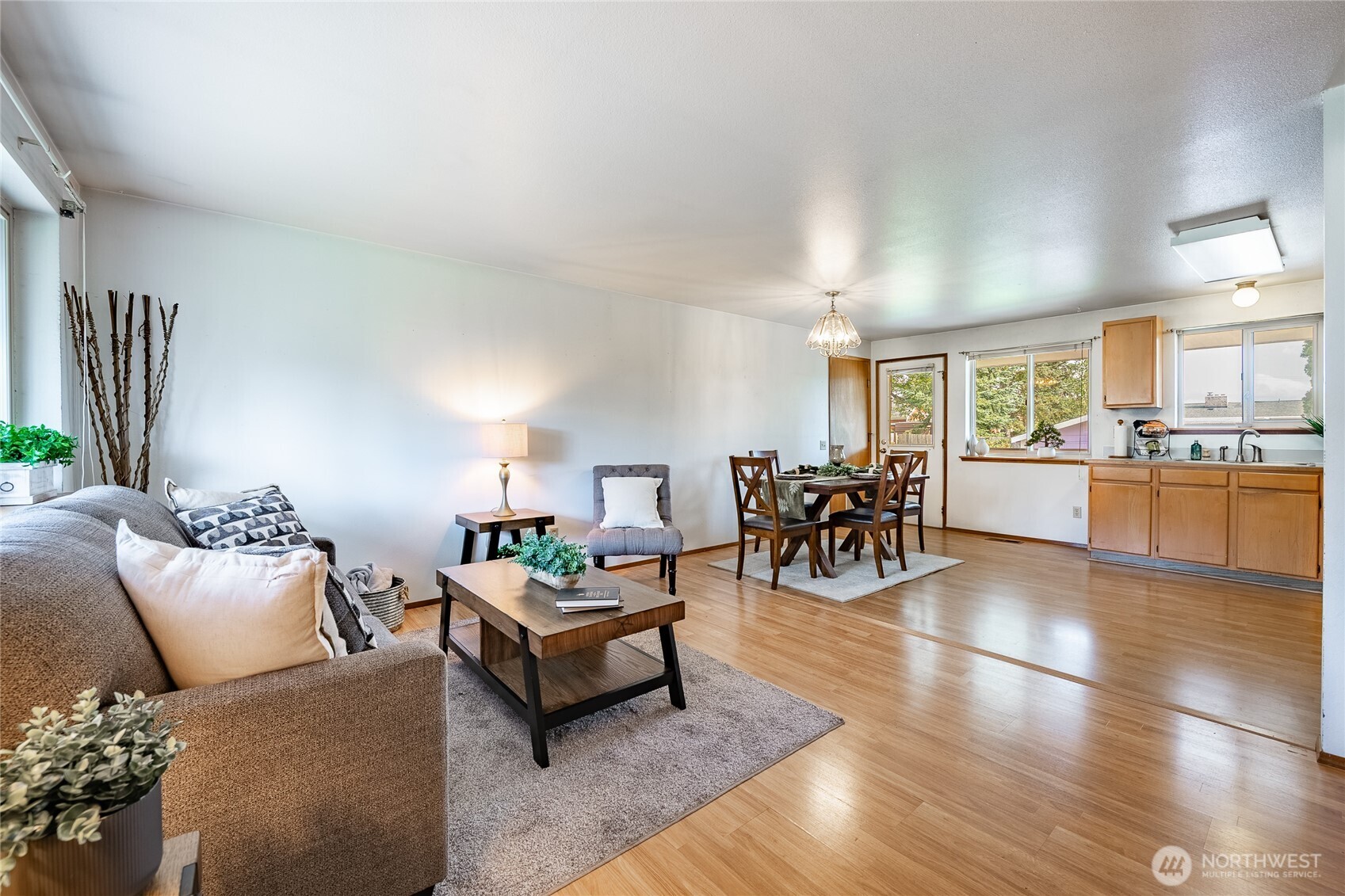 2136 Hawthorne Street Ferndale, WA 98248 - Photo 12 of 26 a living room with furniture and kitchen view