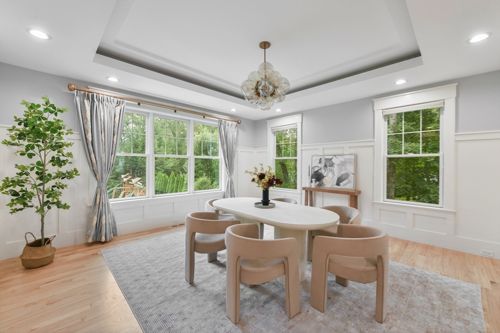 6 Norwich Road Wellesley, MA 02481 - Photo 12 of 34 a view of a dining room with furniture window and outside view