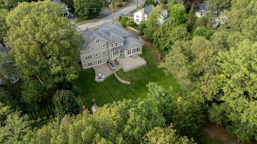 6 Norwich Road Wellesley, MA 02481 - Photo 33 of 34 an aerial view of a house with a yard