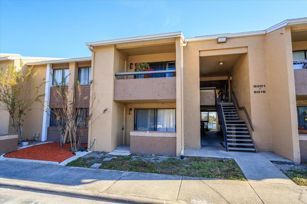 a front view of a house with entryway