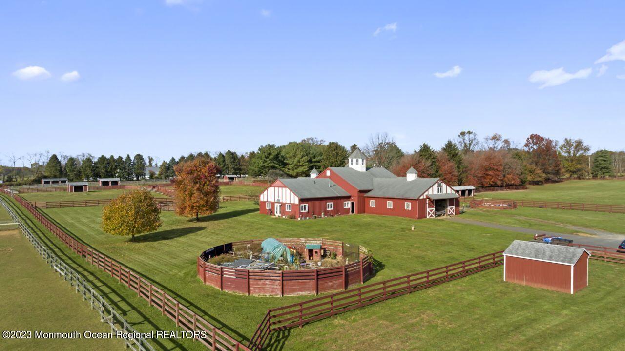 111 Muhlenbrink Road Colts Neck, NJ 07722 - Photo 11 of 73 an aerial view of a house with outdoor space swimming pool and mountains