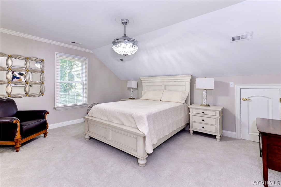 205 Portmarnoch Williamsburg, VA 23188 - Photo 34 of 49 a spacious bedroom with a bed and a chair