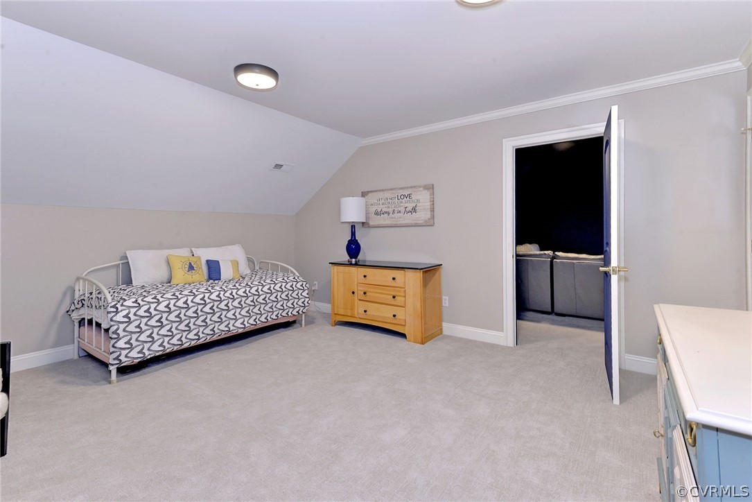 205 Portmarnoch Williamsburg, VA 23188 - Photo 37 of 49 a bedroom with a bed and a couch