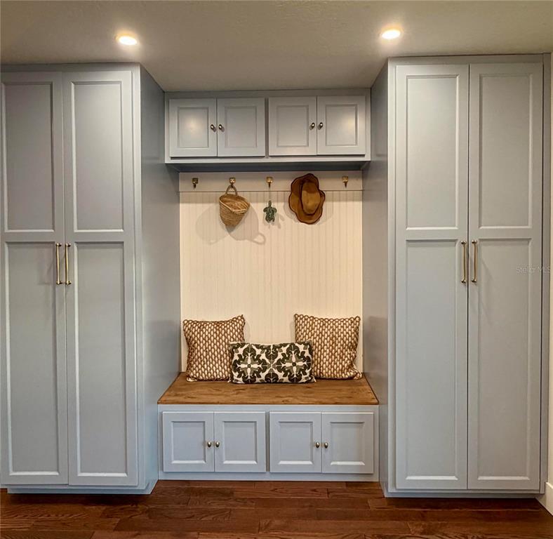 6525 Engram Road New Smyrna Beach, FL 32169 - Photo 4 of 36 a view of kitchen with wooden floor