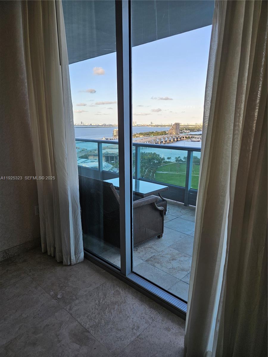 900 Biscayne Boulevard, Unit 2604 Miami, FL 33132 - Photo 12 of 59 a view of a floor to ceiling window