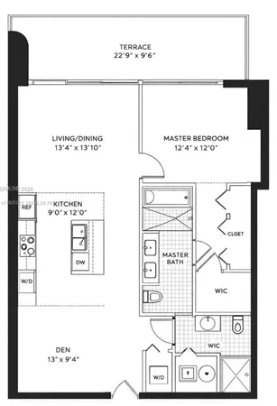 $4,300 | 900 Biscayne Boulevard, Unit 2604, Miami, FL 33132