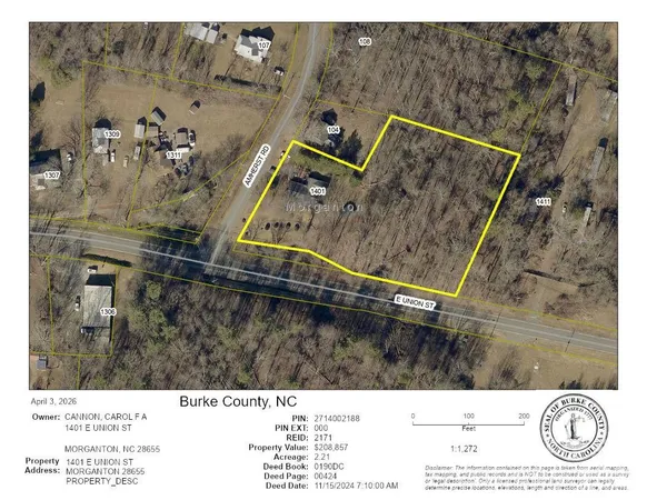 $295,000 | 1401 East Union Street, Morganton, NC 28655