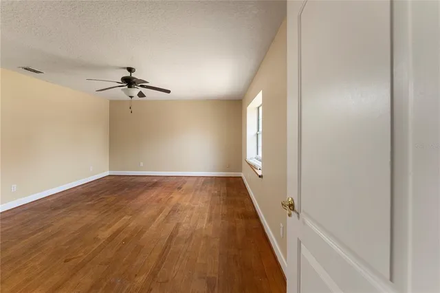 wooden floor in an empty room