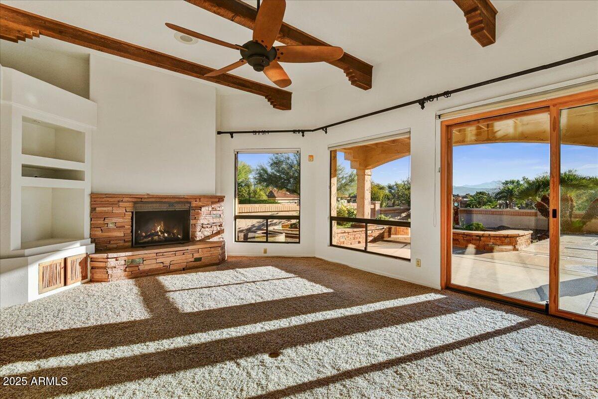 18445 East Flicker Drive Rio Verde, AZ 85263 - Photo 11 of 27 a spacious bedroom with a bed and glass windows