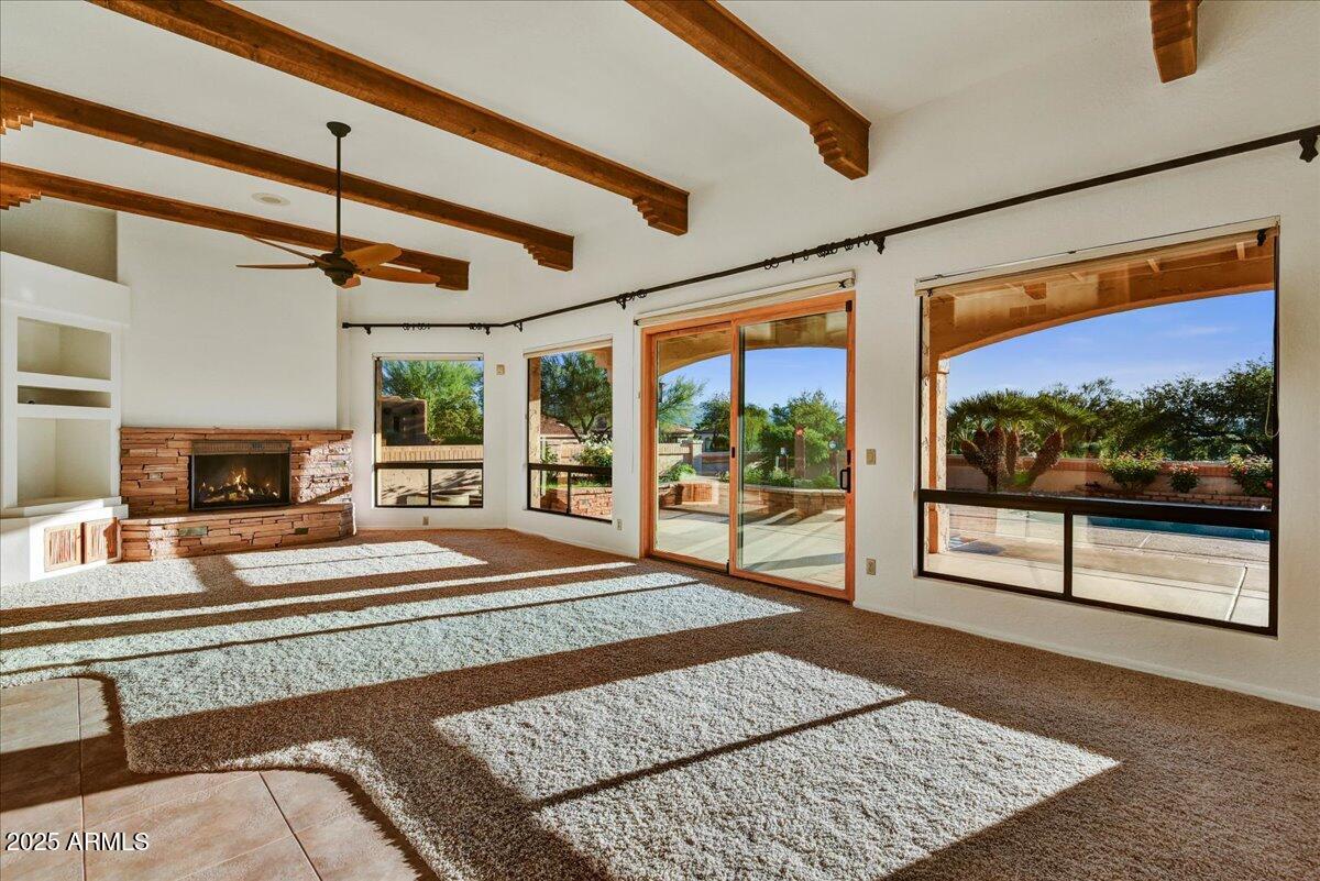 18445 East Flicker Drive Rio Verde, AZ 85263 - Photo 4 of 27 a bedroom with furniture and large windows