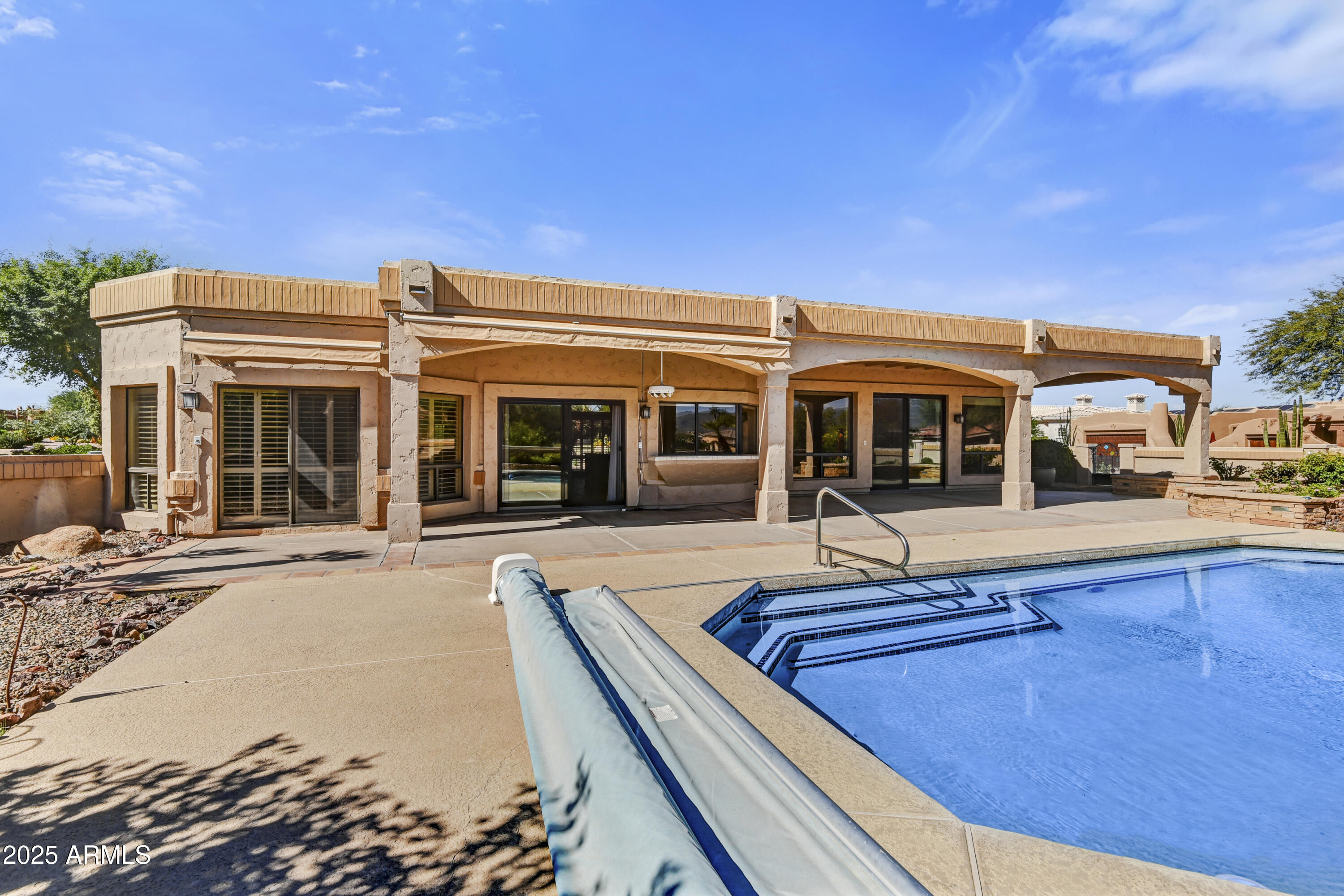 18445 East Flicker Drive Rio Verde, AZ 85263 - Photo 8 of 27 front view of house with a patio