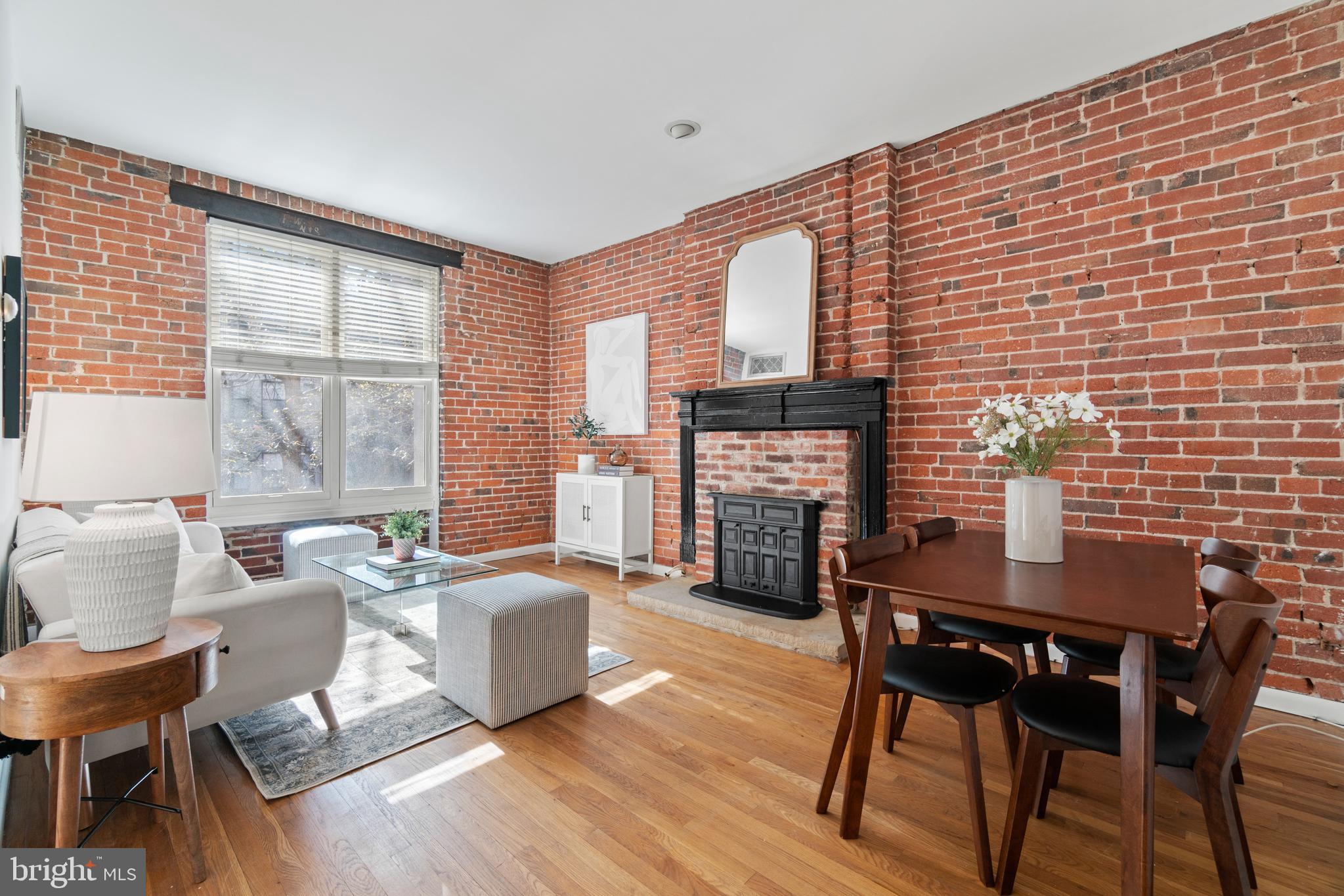 2007 O Street Northwest, Unit 201 Washington, DC 20036 - Photo 1 of 17 Exposed Brick Wall