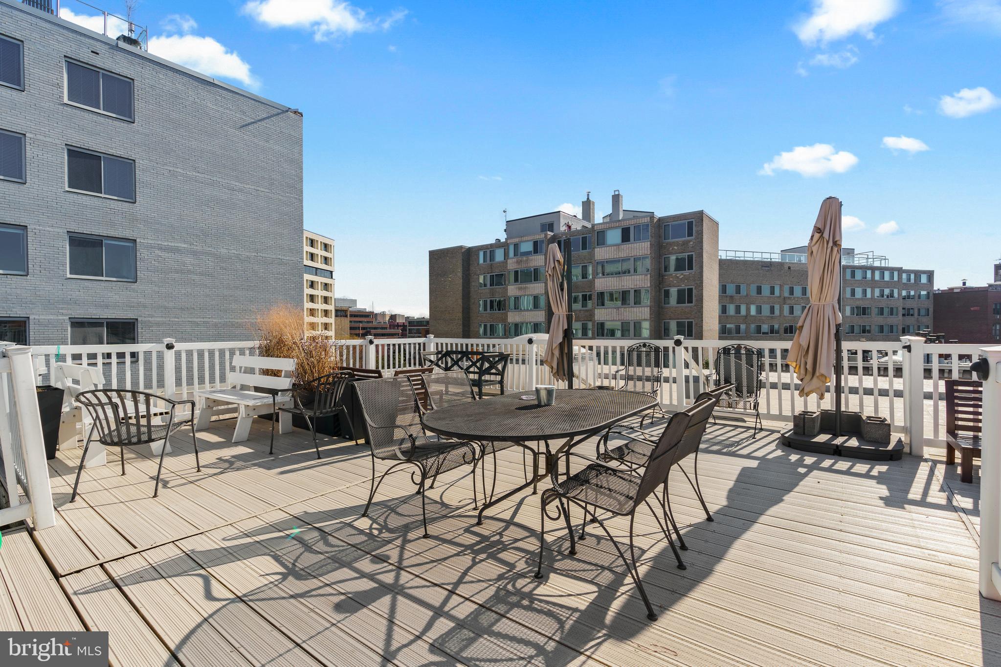 2007 O Street Northwest, Unit 201 Washington, DC 20036 - Photo 13 of 17 Roof Deck
