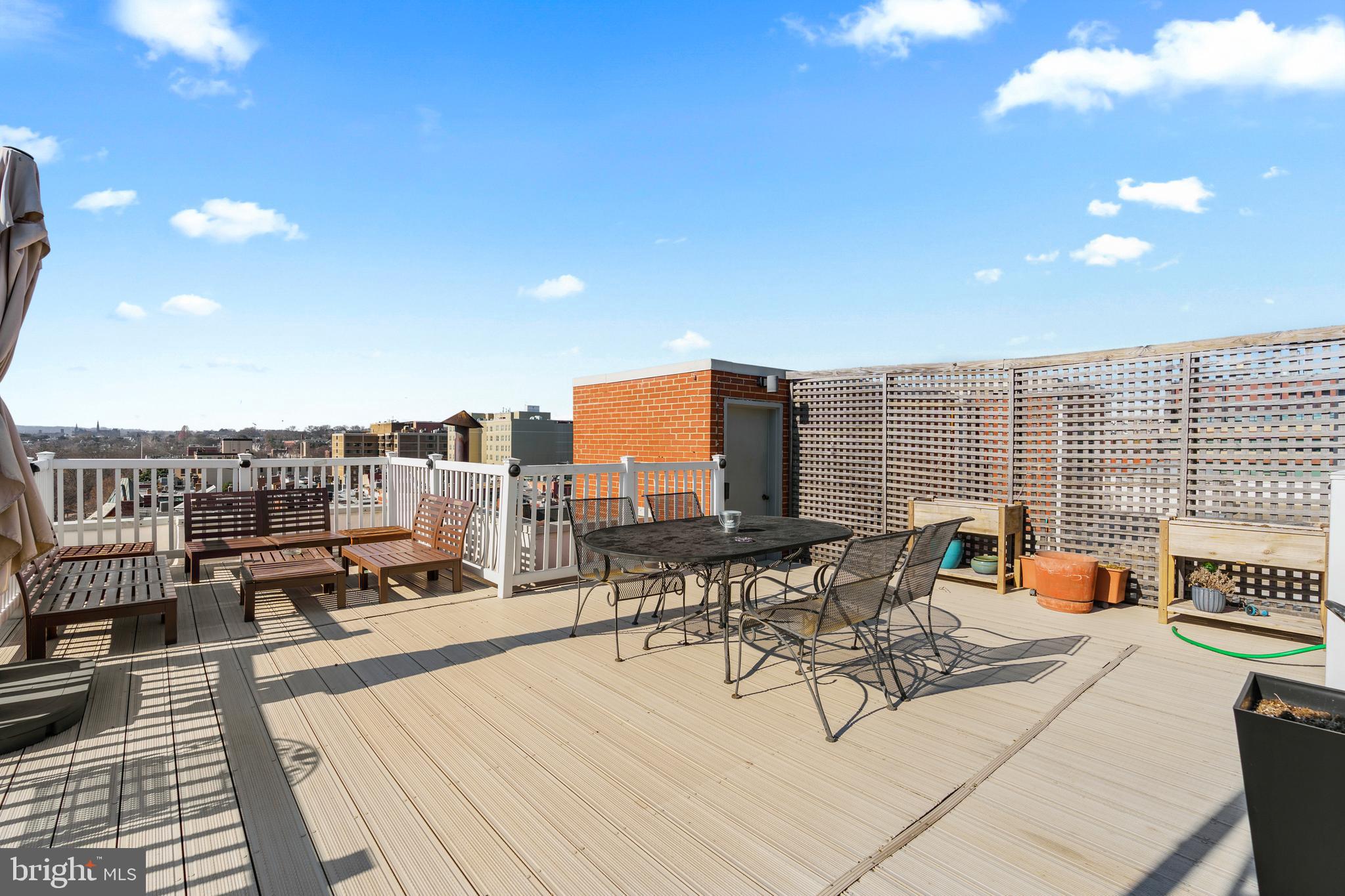 2007 O Street Northwest, Unit 201 Washington, DC 20036 - Photo 14 of 17 Roof Deck