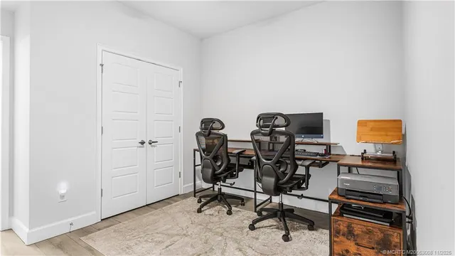 a view of outdoor space yard and garage