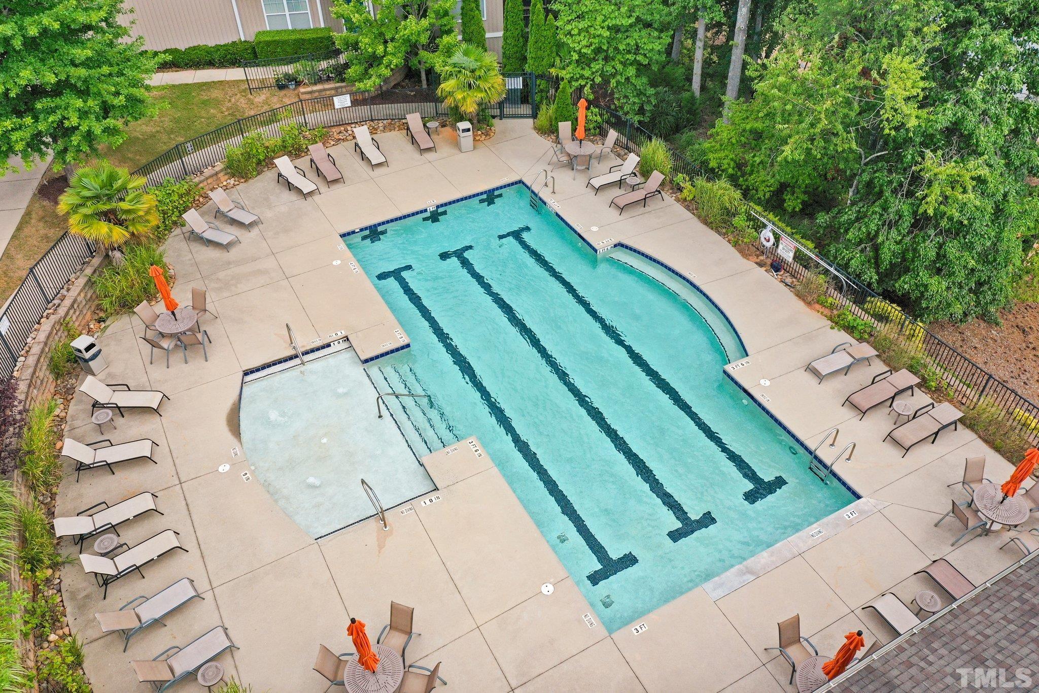 2421 Memory Ridge Drive Raleigh, NC 27606 - Photo 28 of 31 an aerial view of a wooden floor