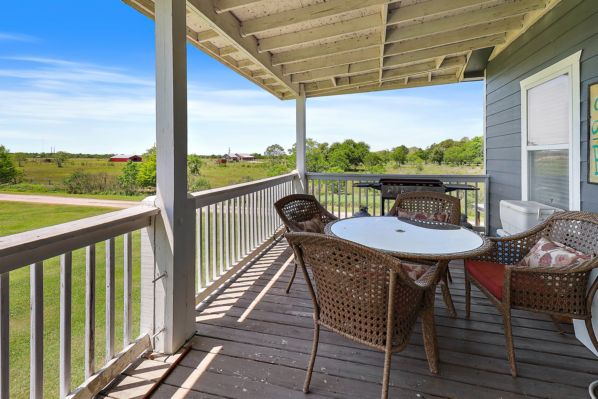 13659 Todd Road Winnie, TX 77665 - Photo 35 of 42 a view of a balcony with table and chairs