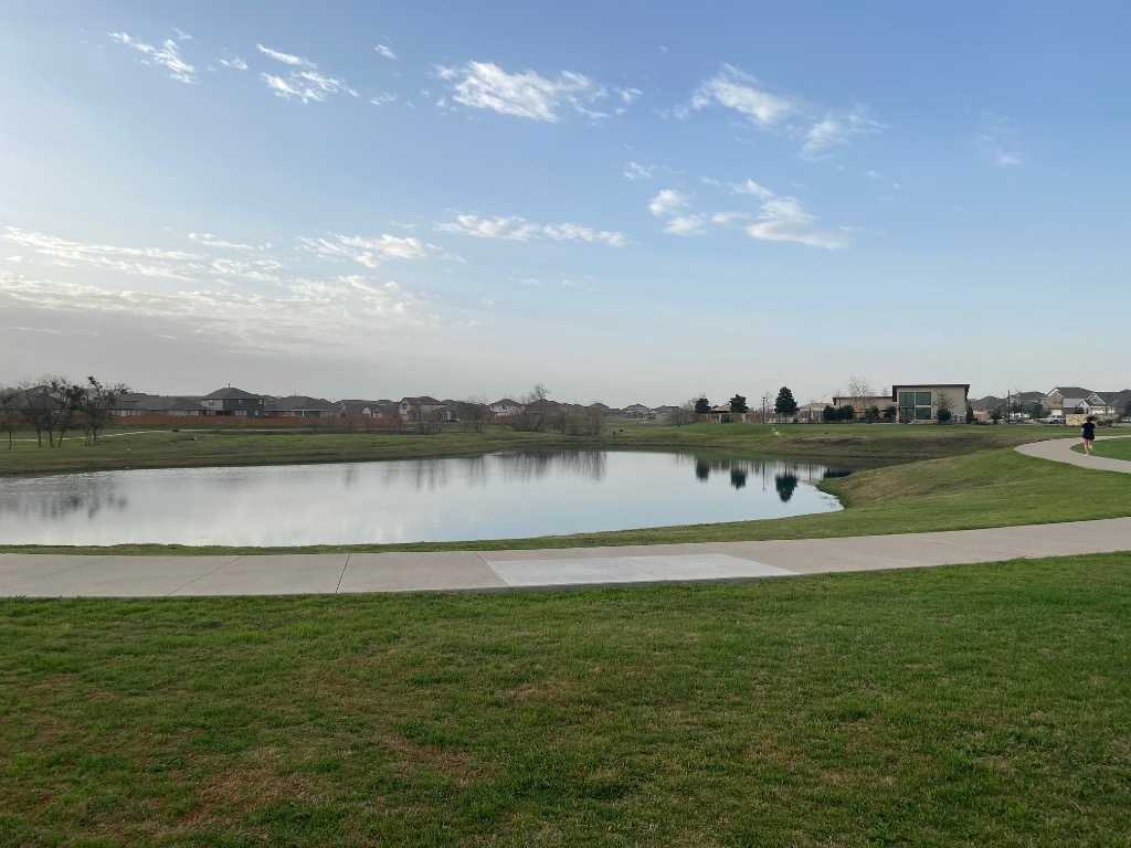 8317 Daisy Cutter Crossing Georgetown, TX 78626 - Photo 14 of 17 a view of a lake with a big yard