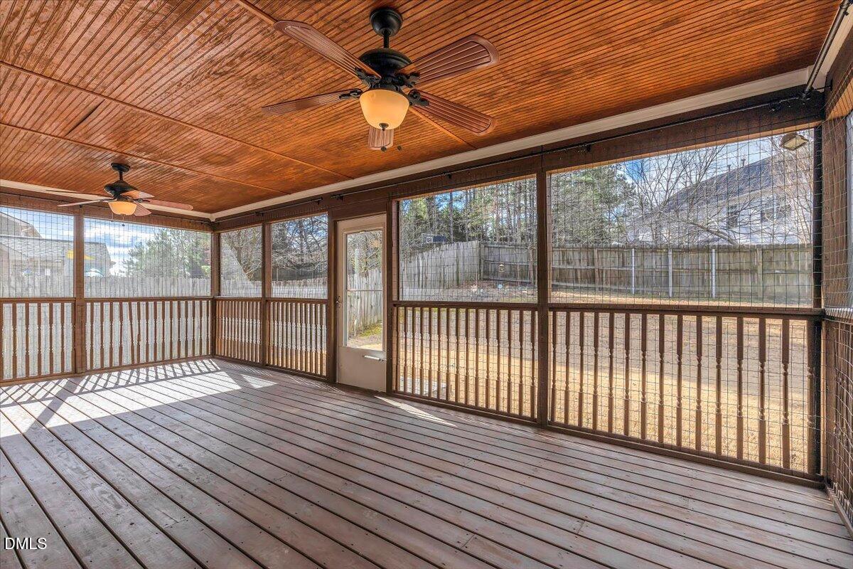 708 Straywhite Avenue Apex, NC 27539 - Photo 27 of 69 a view of a porch with wooden floor